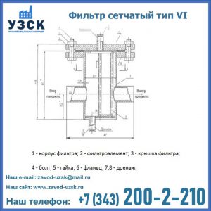 Фильтр сетчатый ФС по Т-ММ-11-2003 в Сургуте